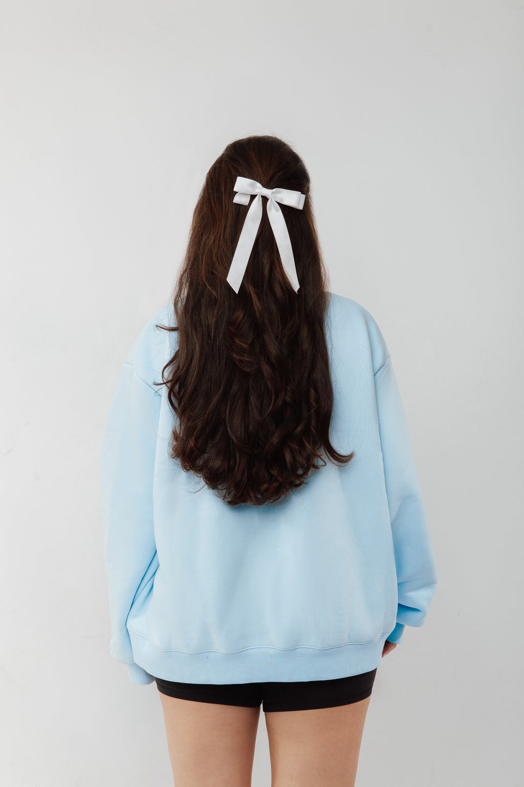 Sky Blue Mock Neck