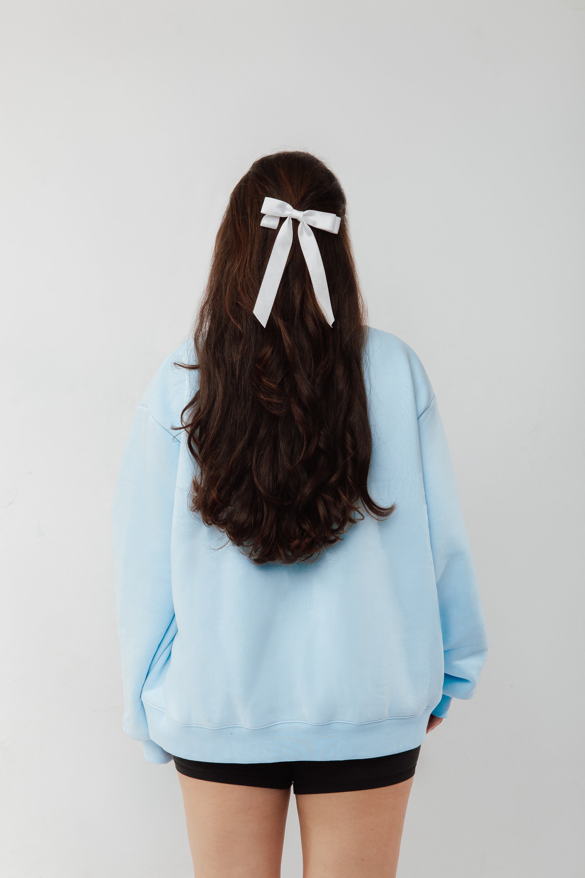 Sky Blue Mock Neck