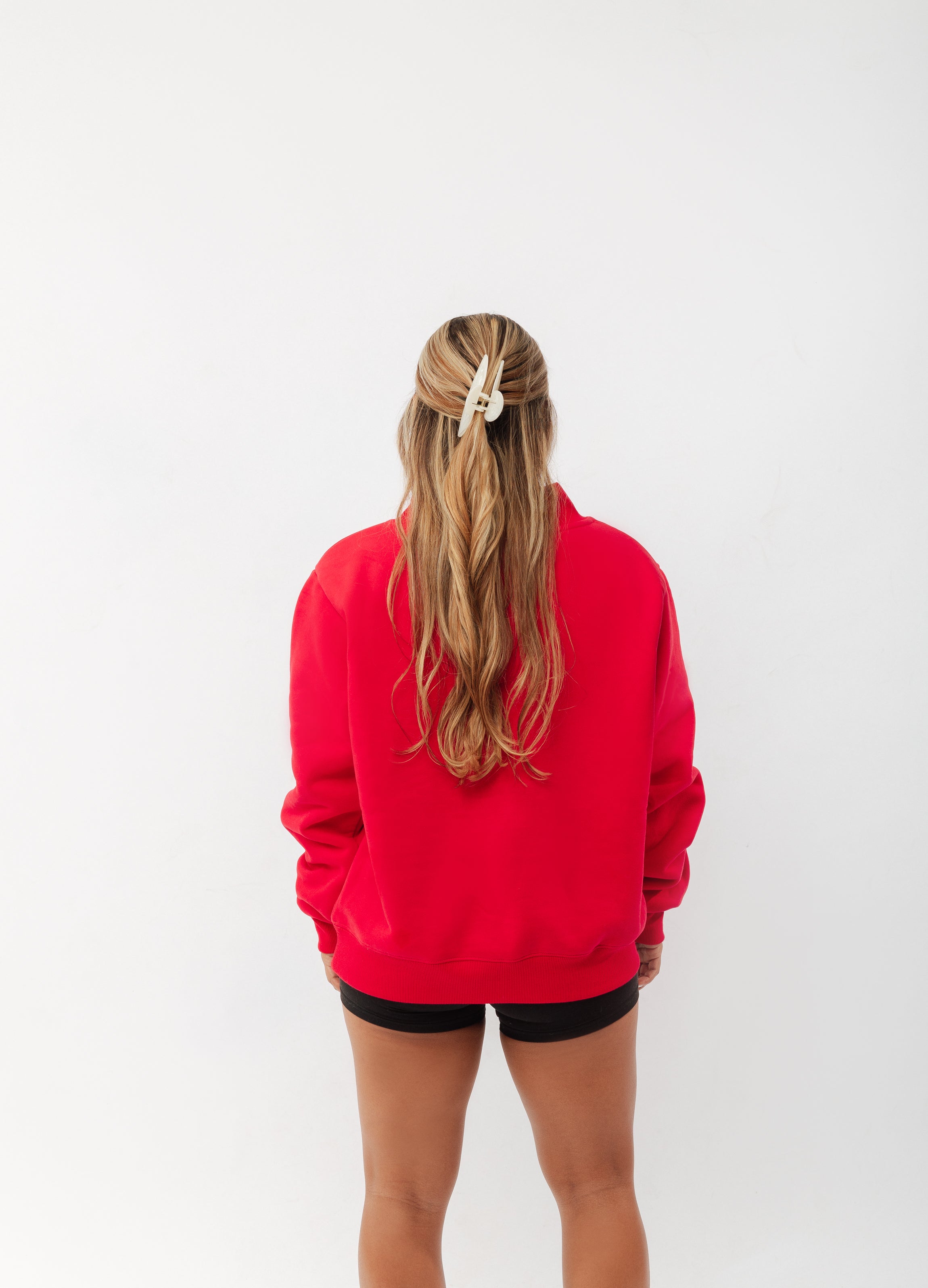 Heritage Red Mock Neck